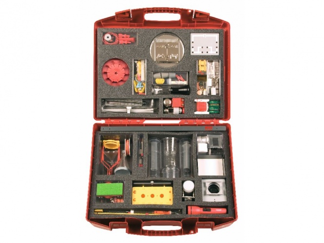 Demo-Box Elementarphysik, für ca. 100 einfache grundlegende Experimente